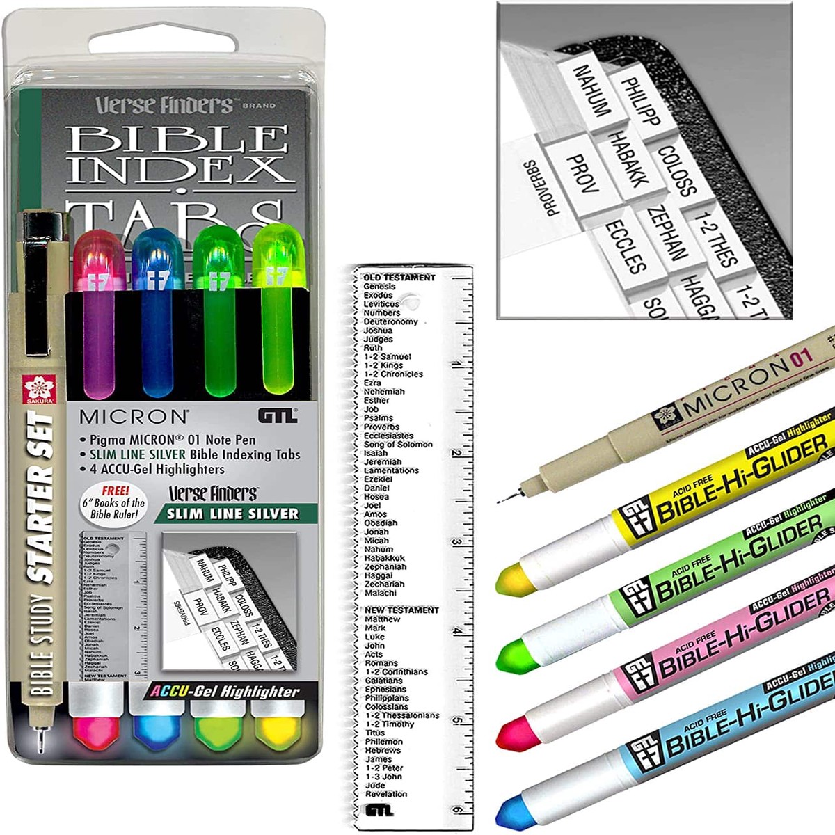 Study Starter Set: Slim Line Silver