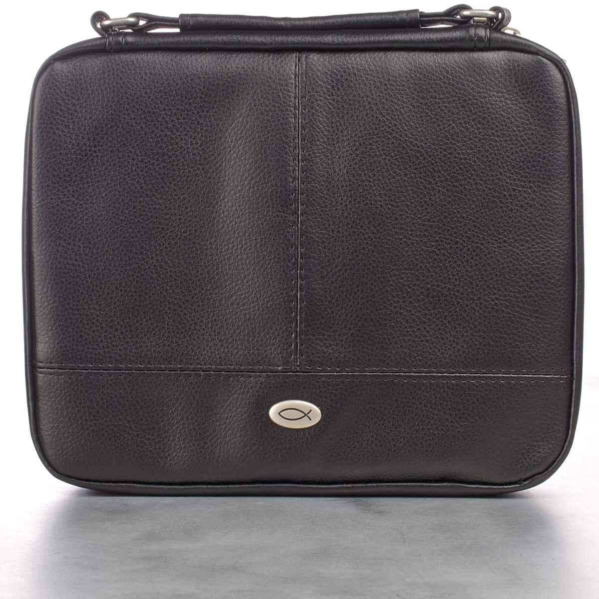 Bible Cover: Two Fold (Black, XL)