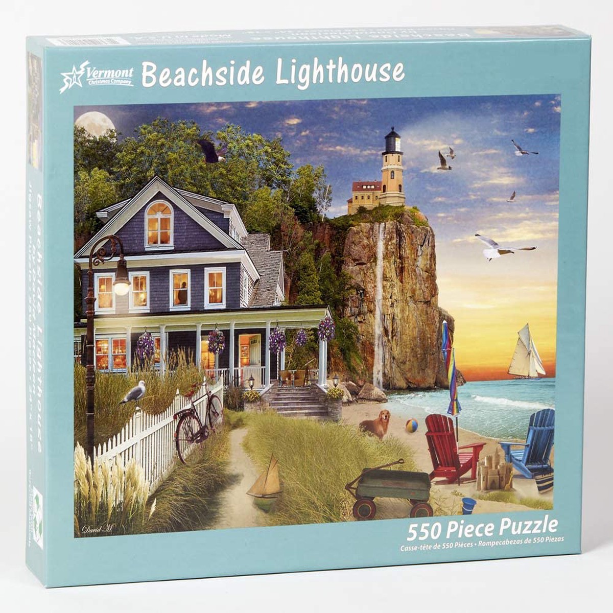 Puzzle: Beachside Lighthouse (550 PC)