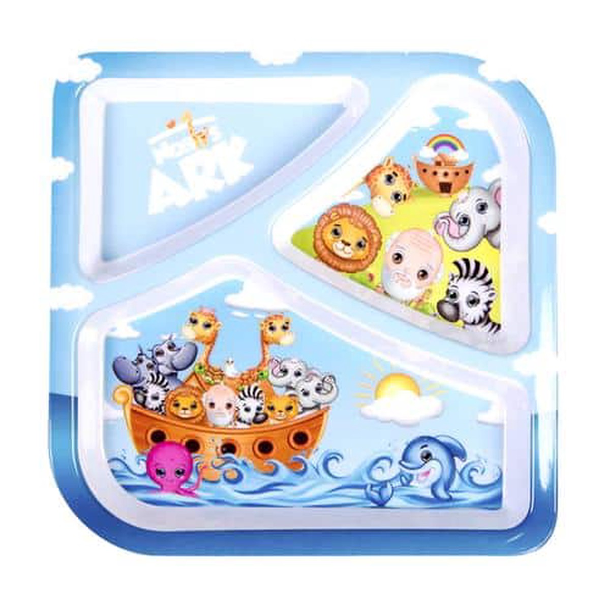 Noah's Ark Divided Plate