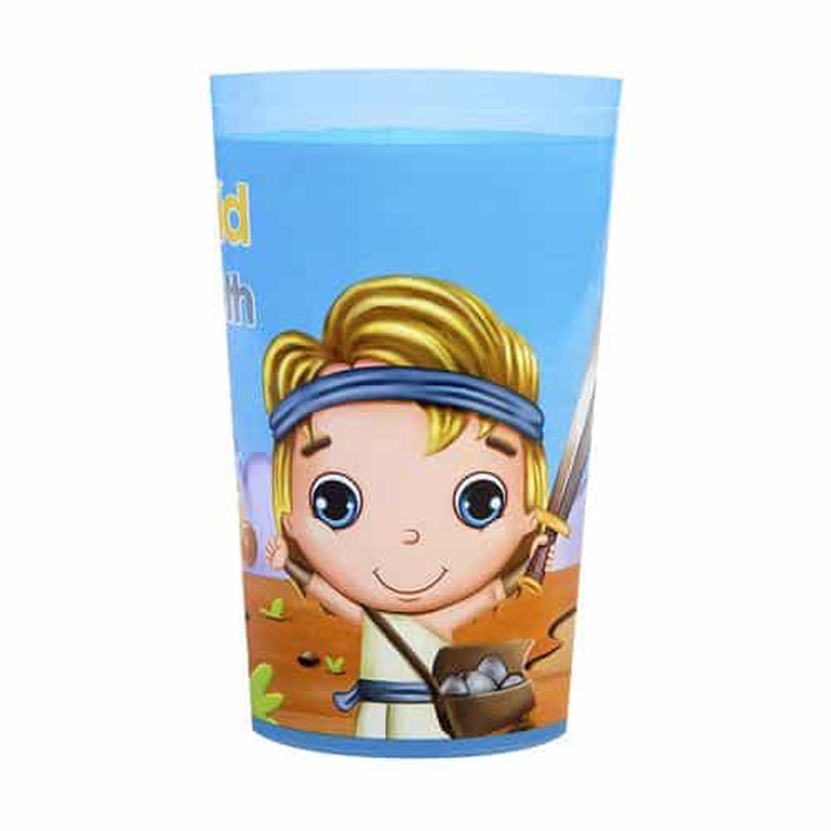 David & Goliath Plastic Tumbler Cup