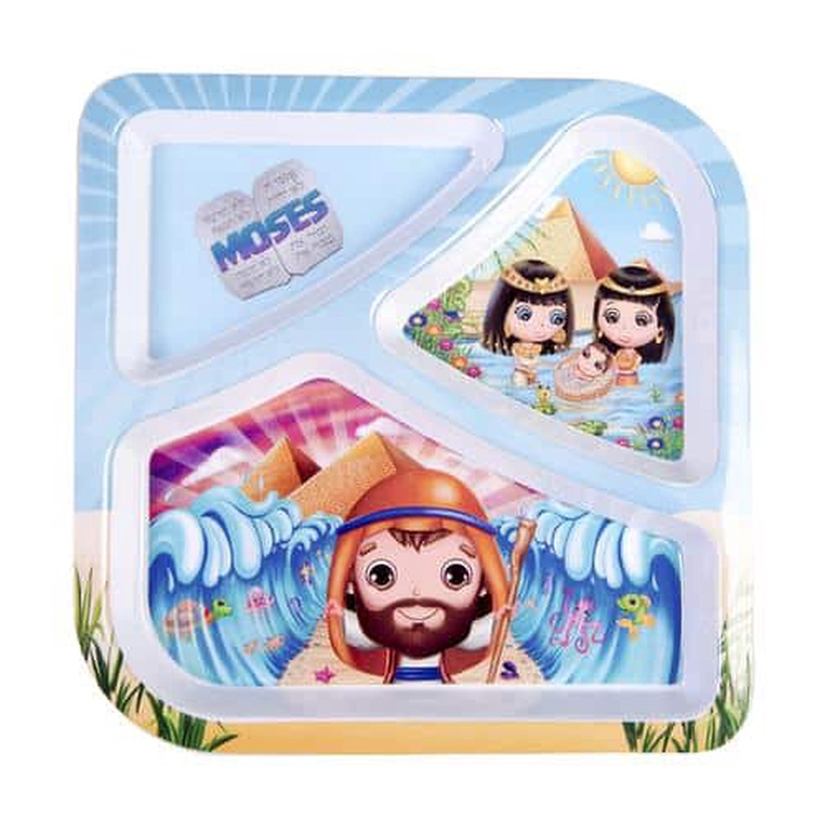 Moses Divided Plate