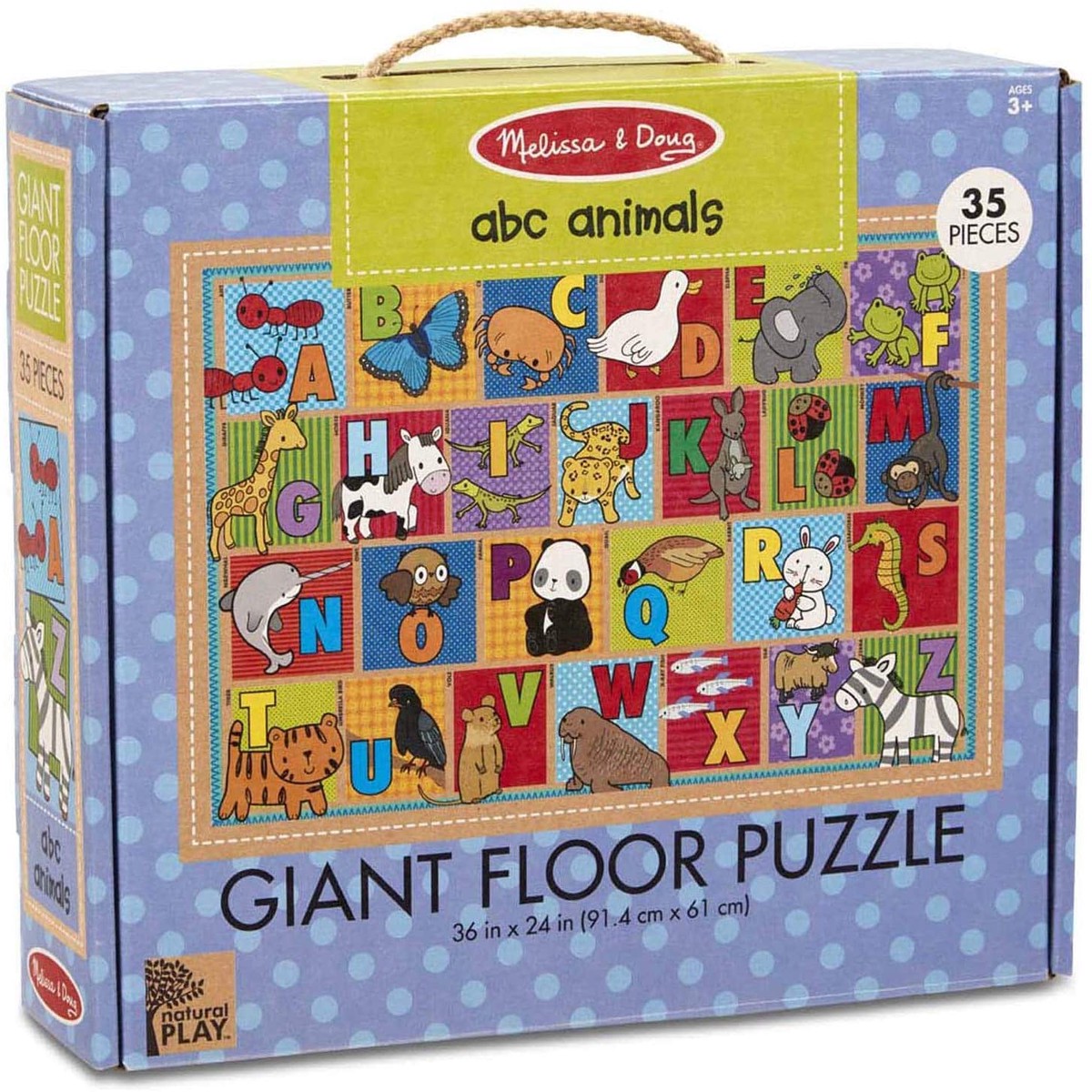 Giant Floor Puzzle: ABC Animals (35 PC)