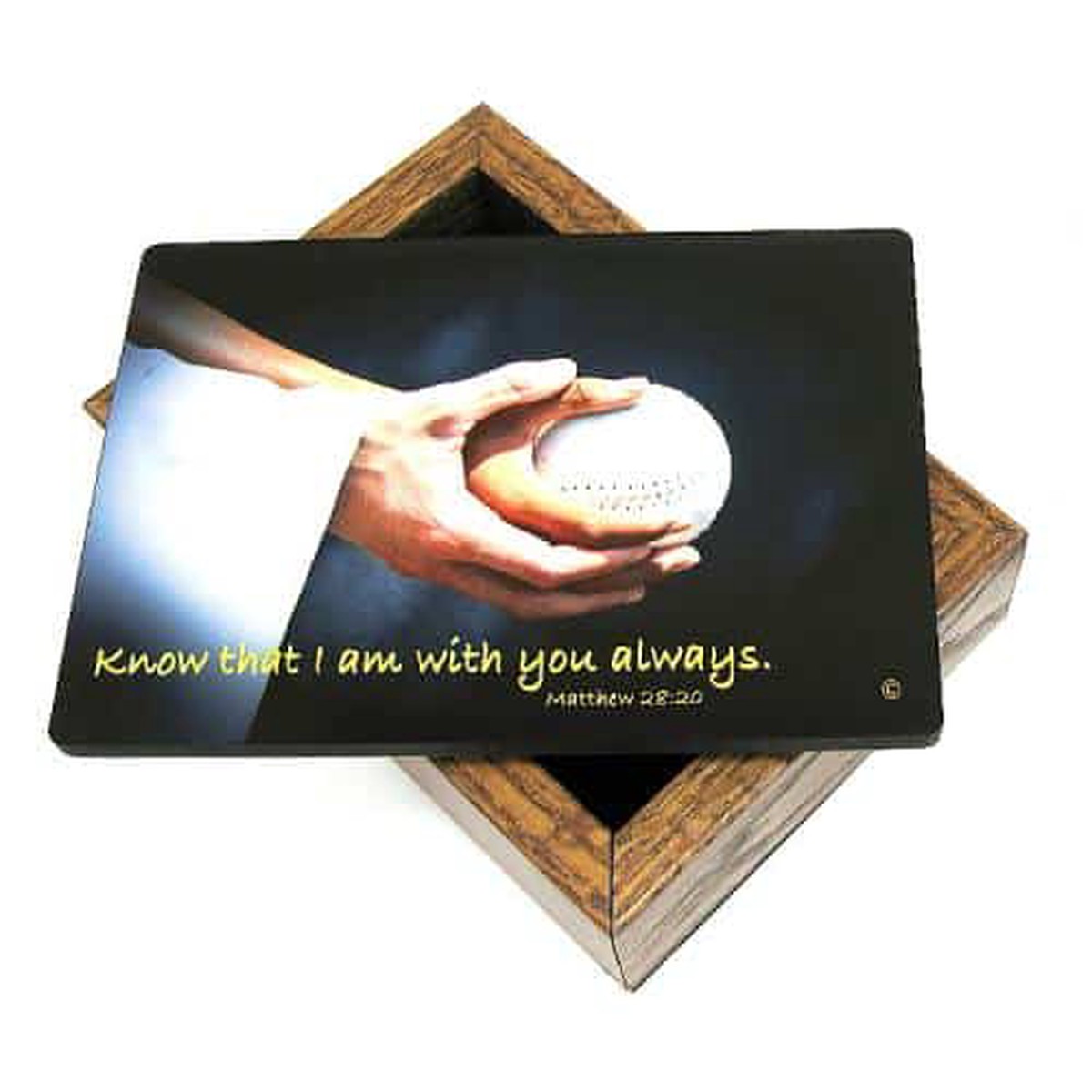 Softball Keepsake Box