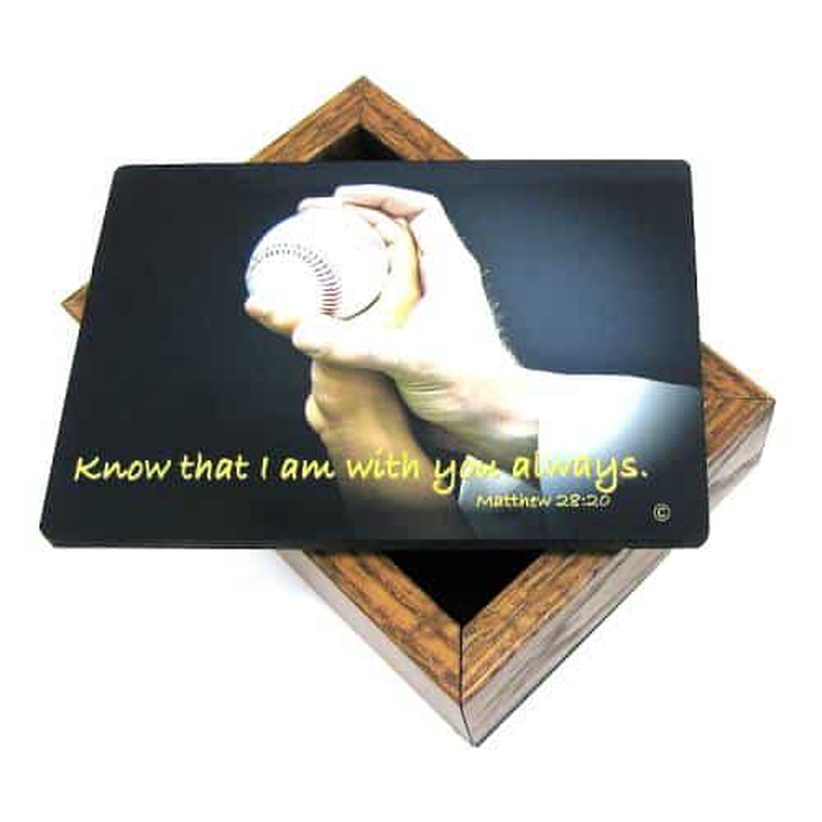Baseball Keepsake Box