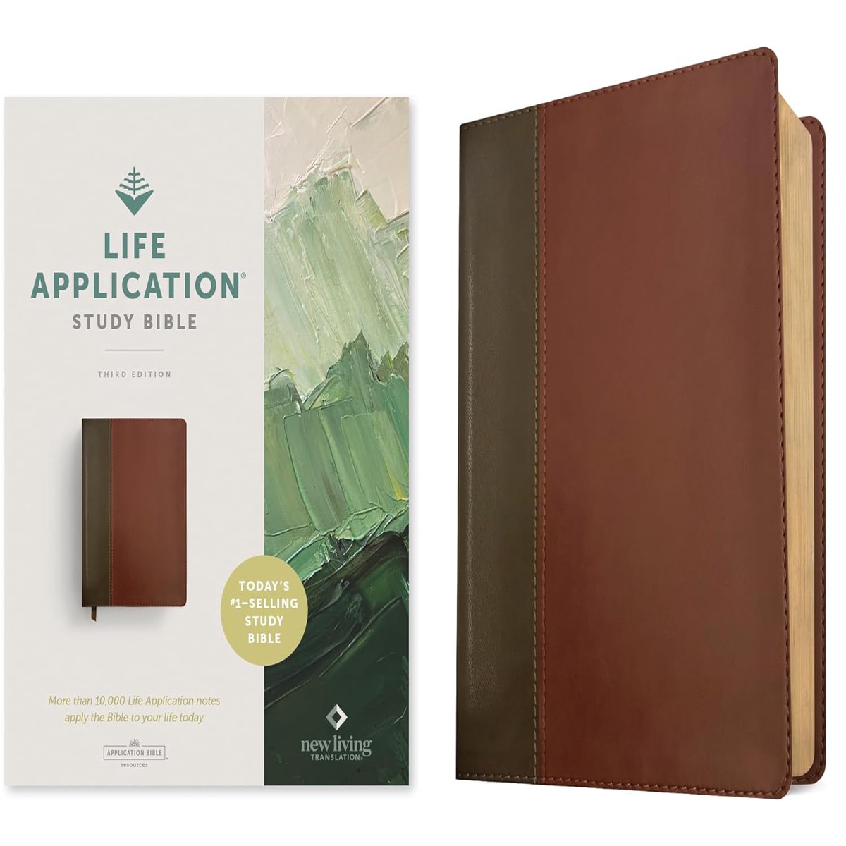 NLT Life Application Study Bible, Third Edition (Brown/Mahogany)