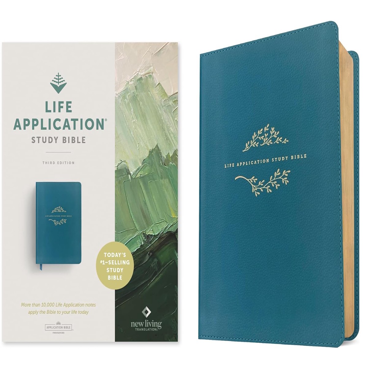 NLT Life Application Study Bible, Third Edition (Teal Blue)