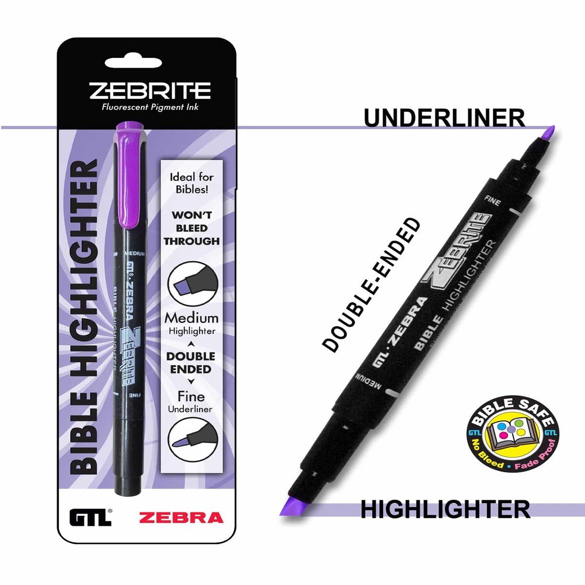 Highlighter: Violet: Blister Card - Journaling