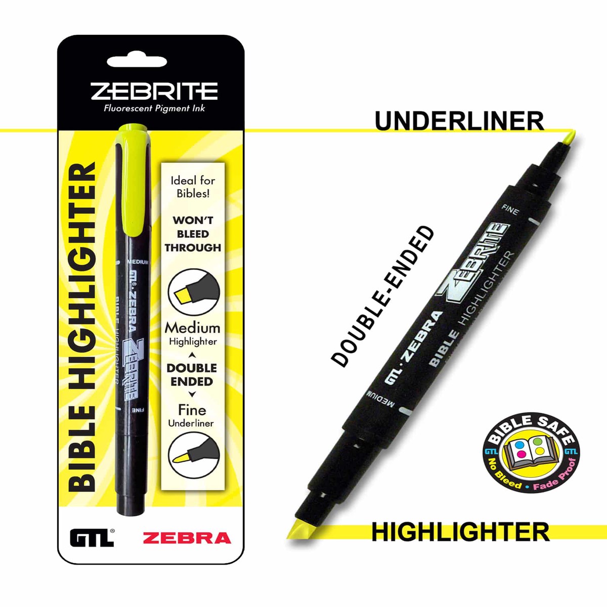 Highlighter: Yellow: Blister Card - Journaling
