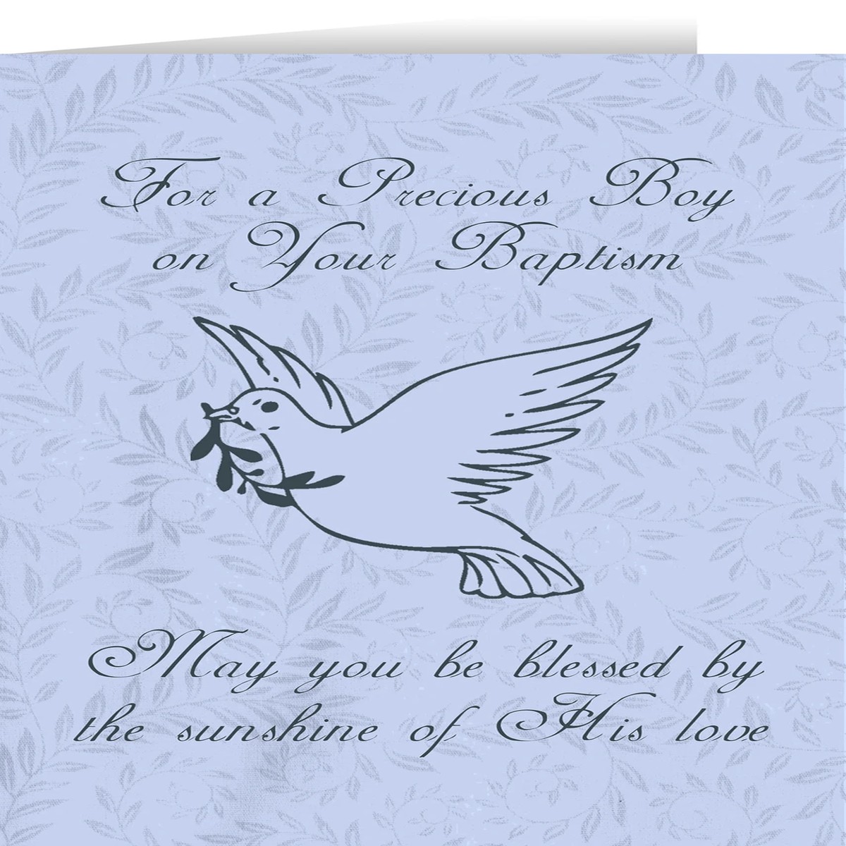 Boy's Baptism Greeting Card