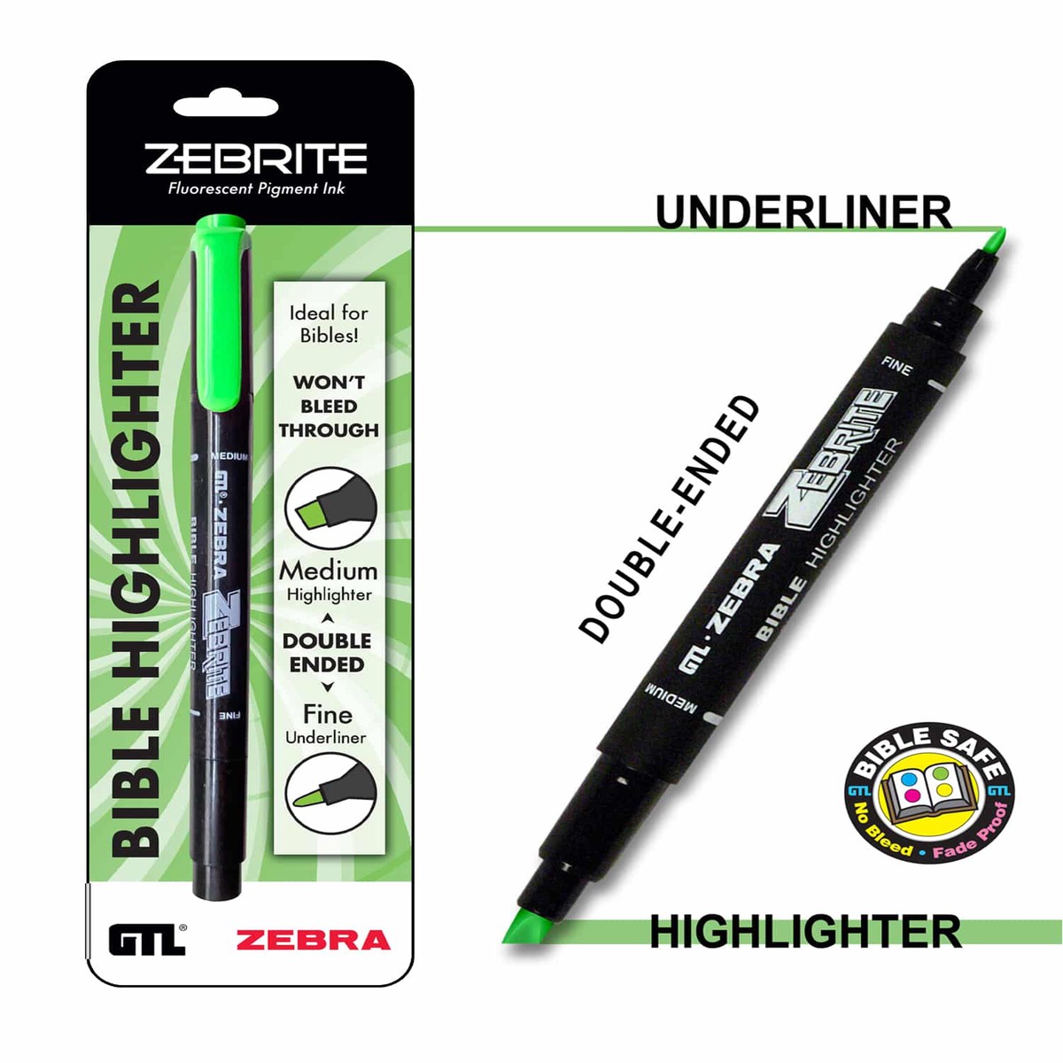 Highlighter: Green: Blister Card - Journaling