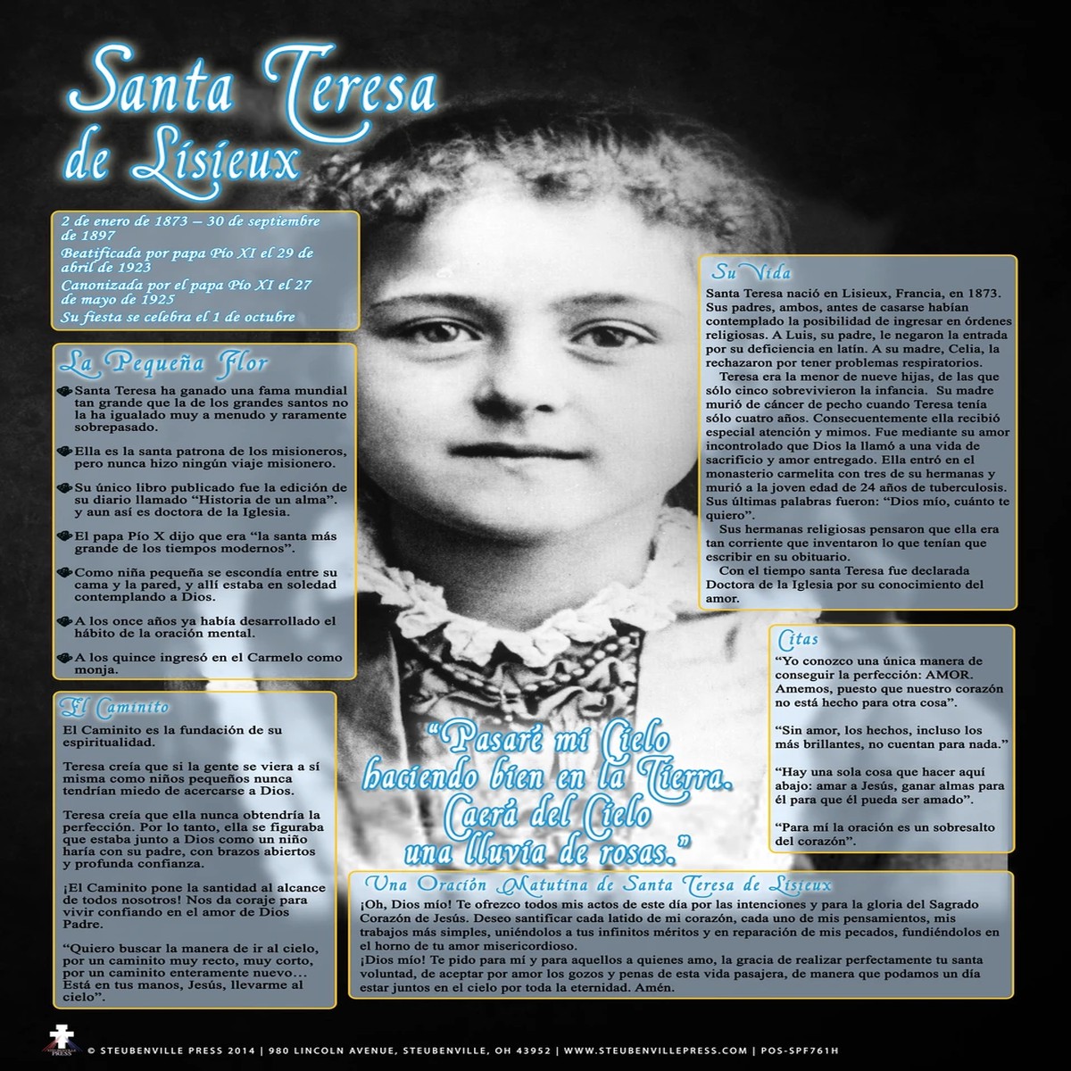 Spanish Saint Therese Explained Poster II