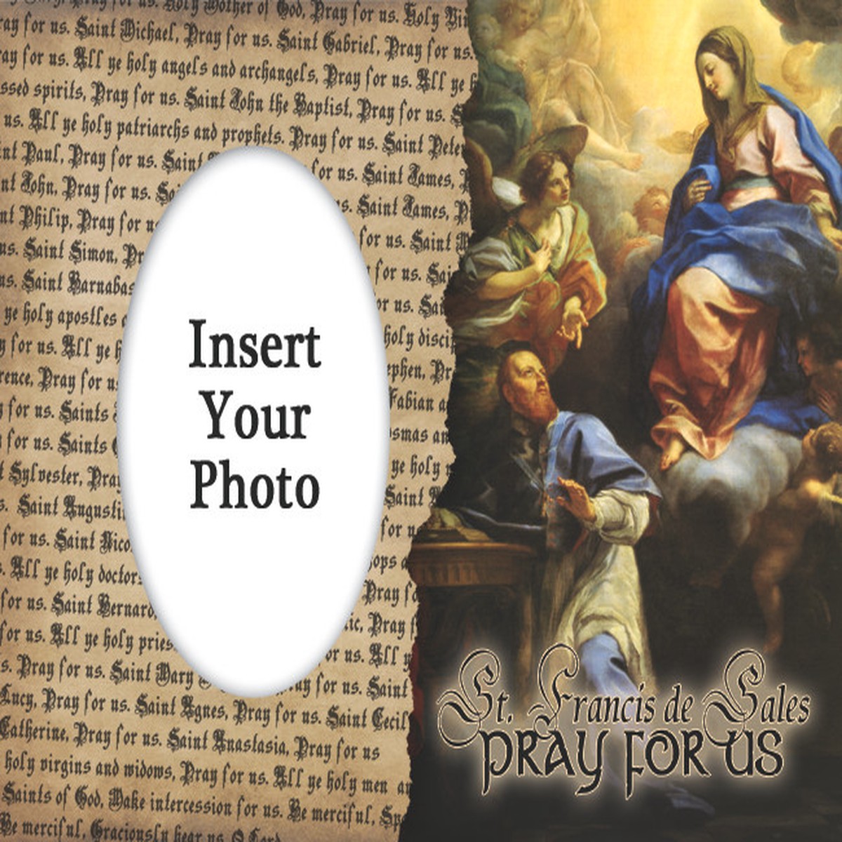 St. Francis de Sales Photo Frame
