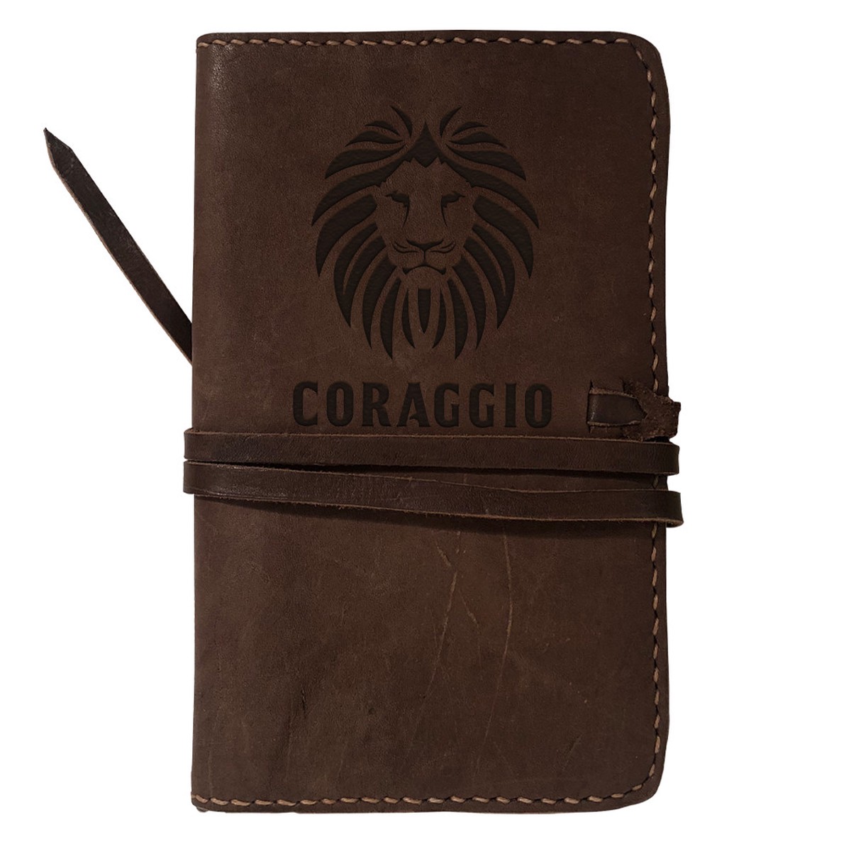 CORAGGIO Rustic Leather Journal Cover