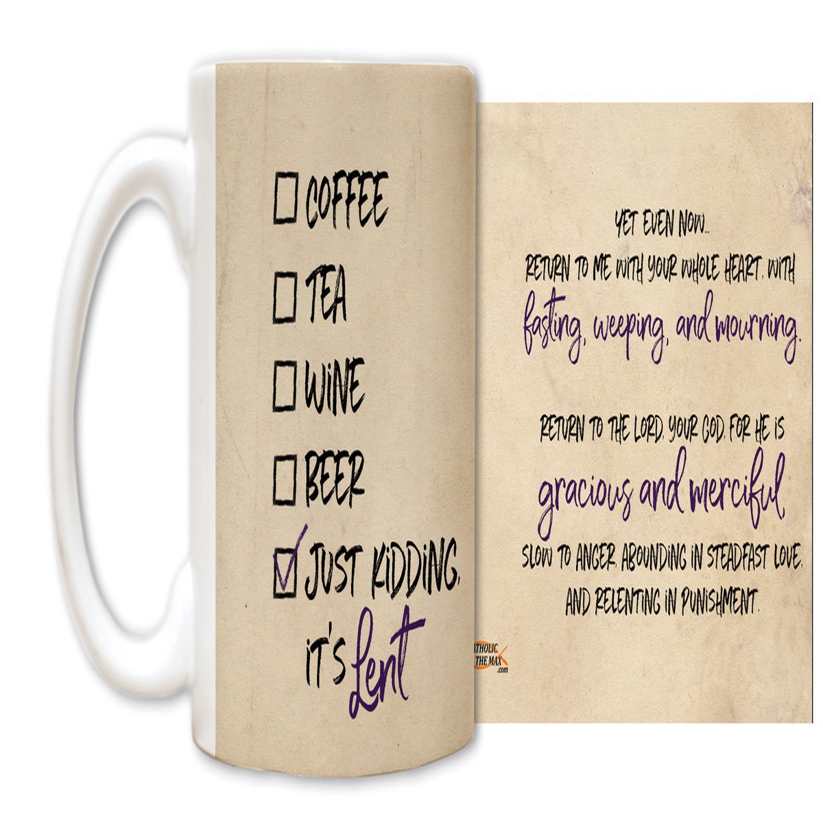 Lent Fasting and Abstinence Mug