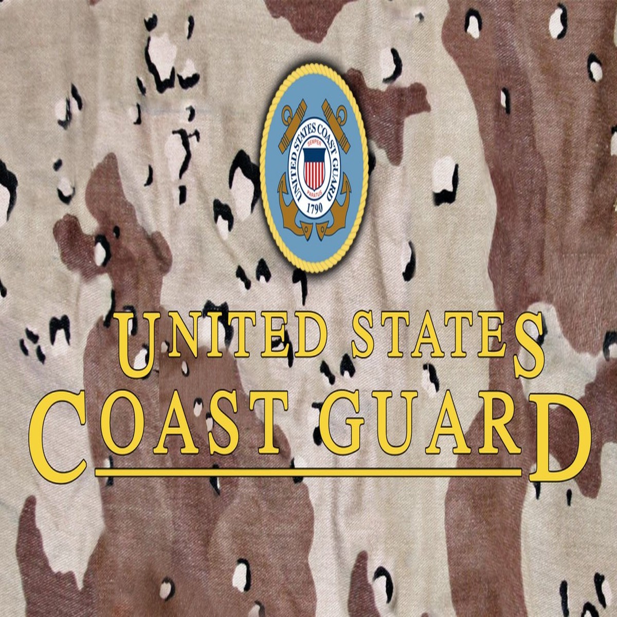 Coast Guard Vinyl Bumper Sticker