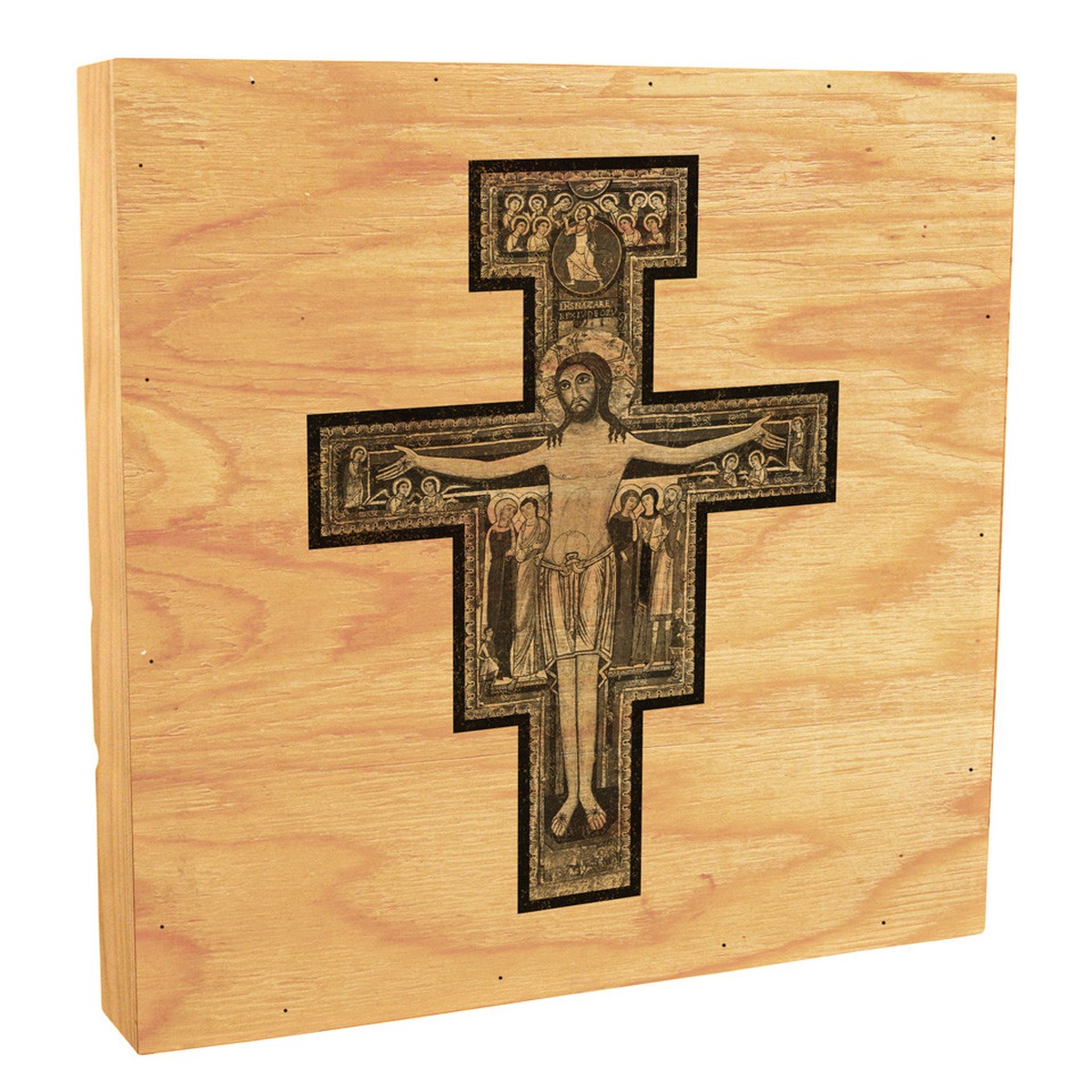 San Damiano Rustic Box Art