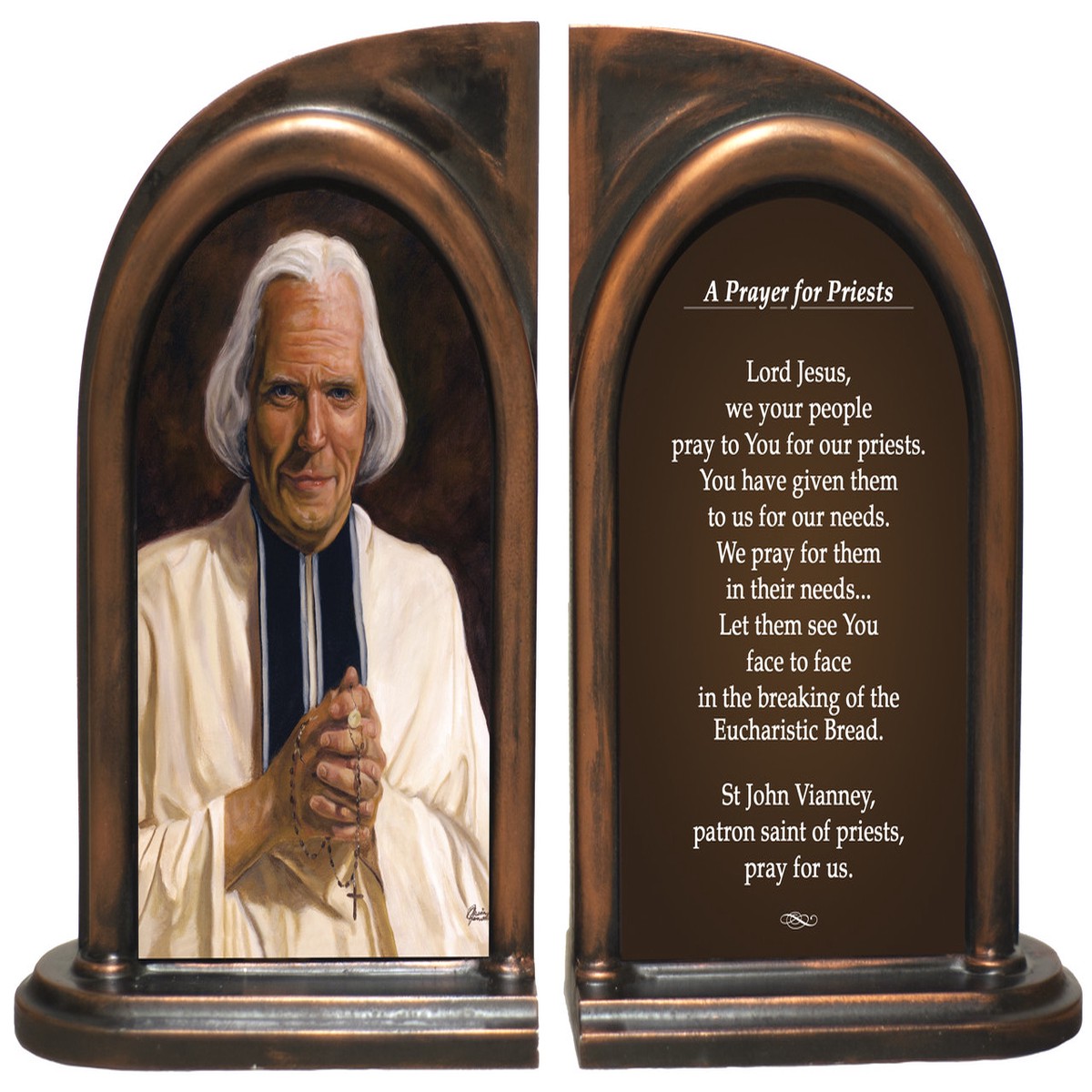 St. John Vianney Bookends