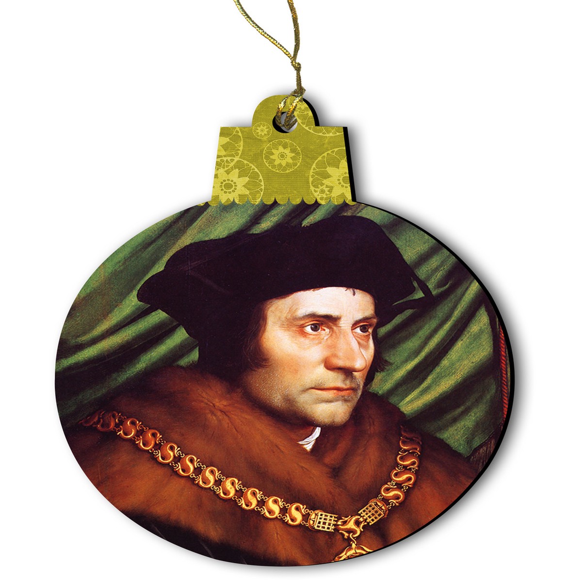 St. Thomas More Wood Ornament