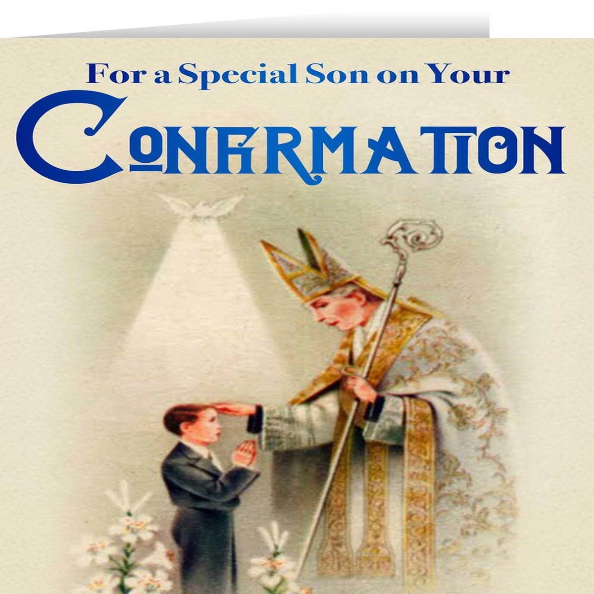 Son's Confirmation Greeting Card