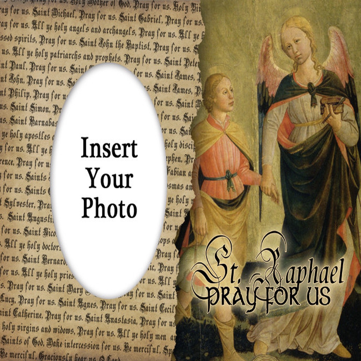 St. Raphael Photo Frame