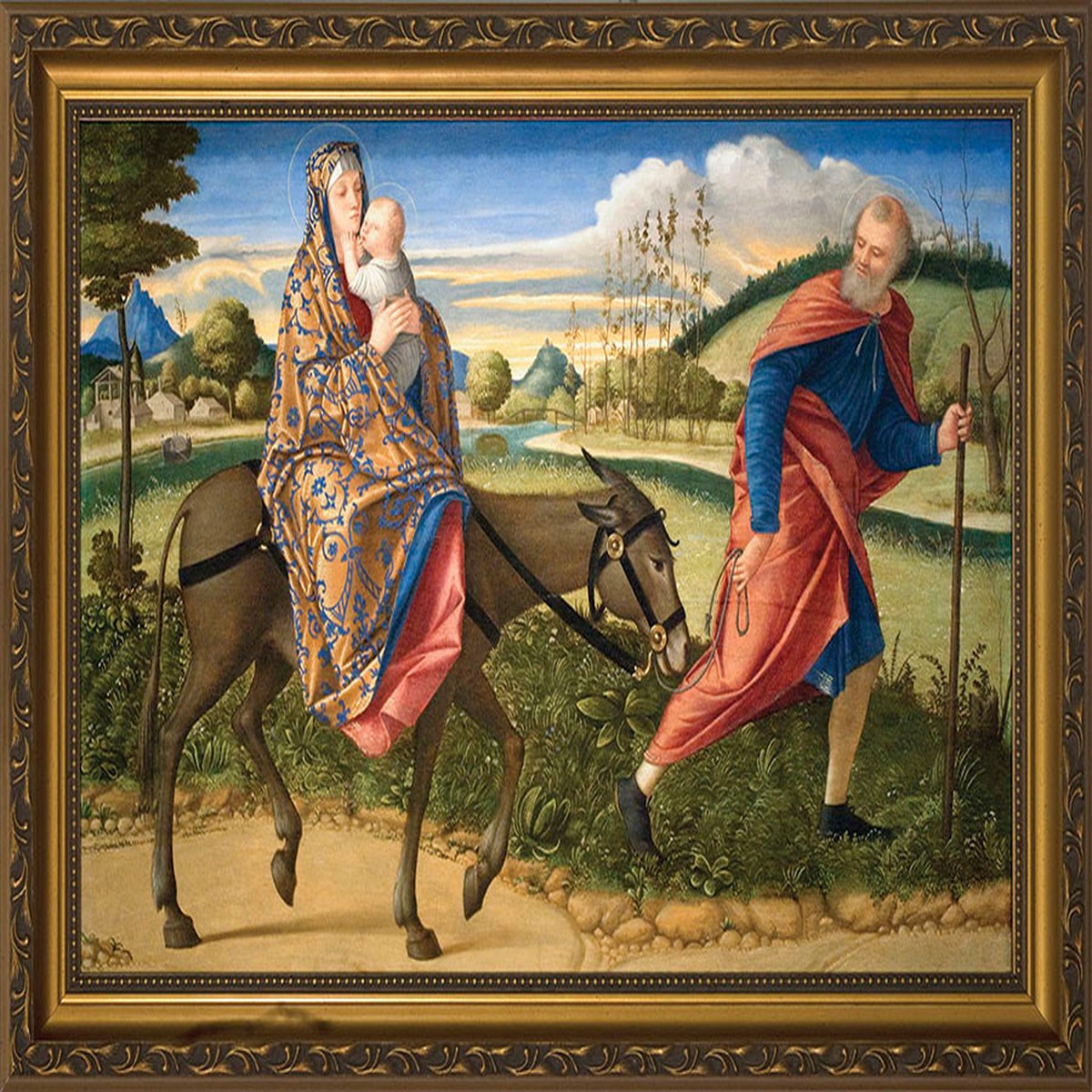 Flight Into Egypt Framed Art