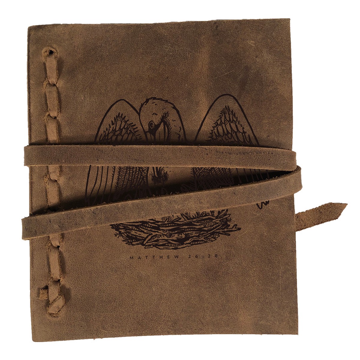 CORAGGIO Pelican Rustic Leather Journal