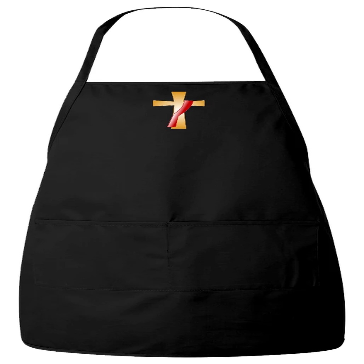 Deacon's Cross Apron (Black)