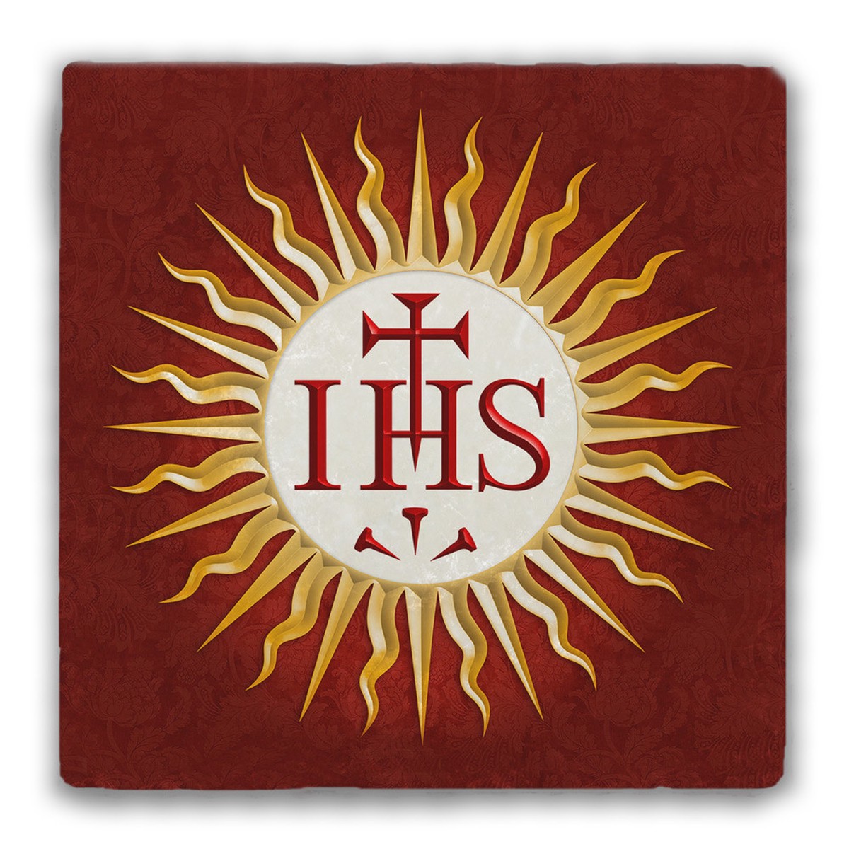 IHS Tumbled Stone Coaster