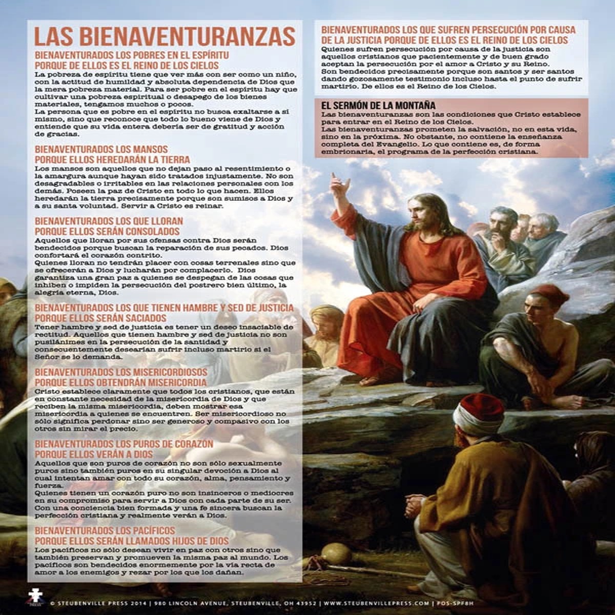 Spanish The Beatitudes Explained Poster