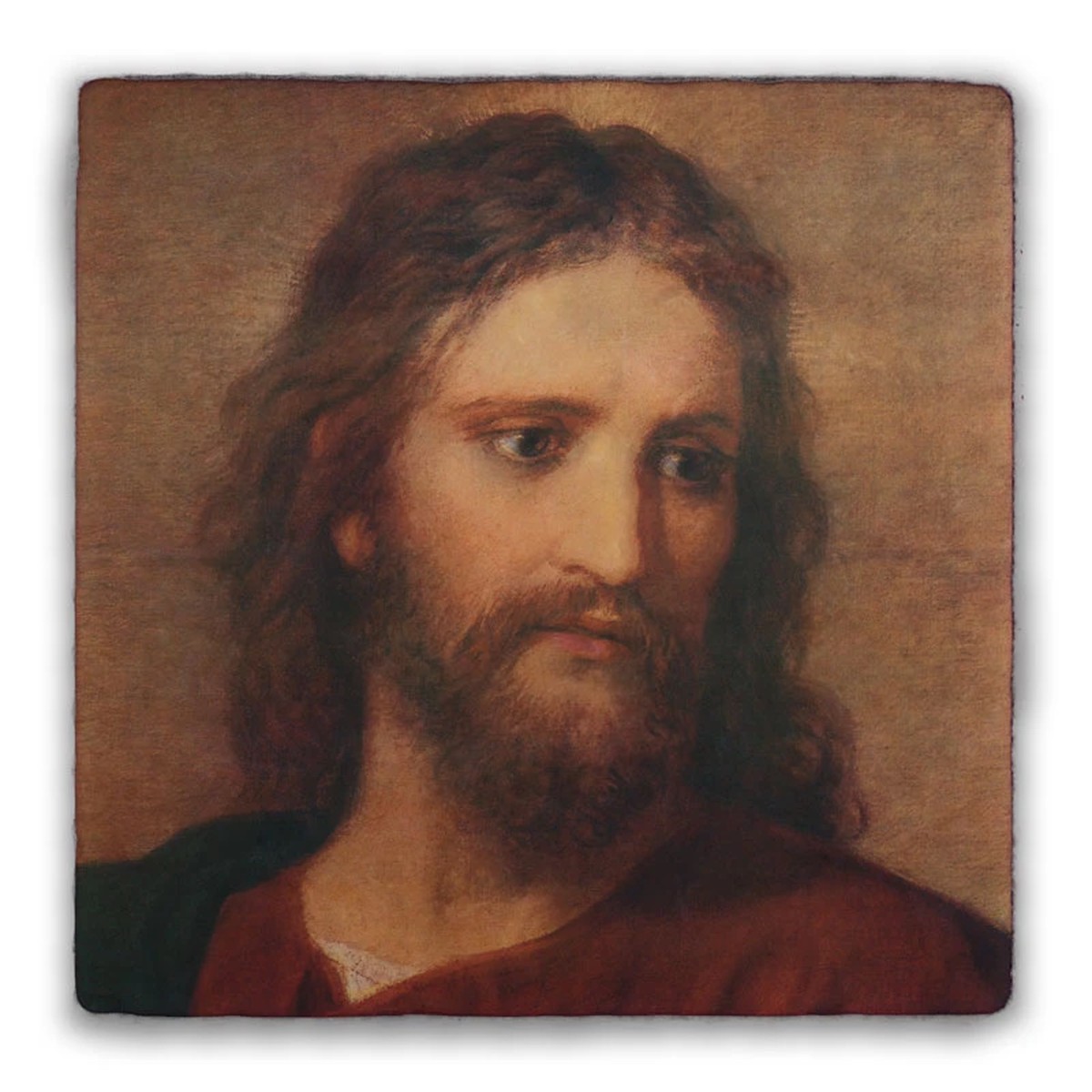 Christ at 33 by Hoffman Square Tumbled Stone Tile