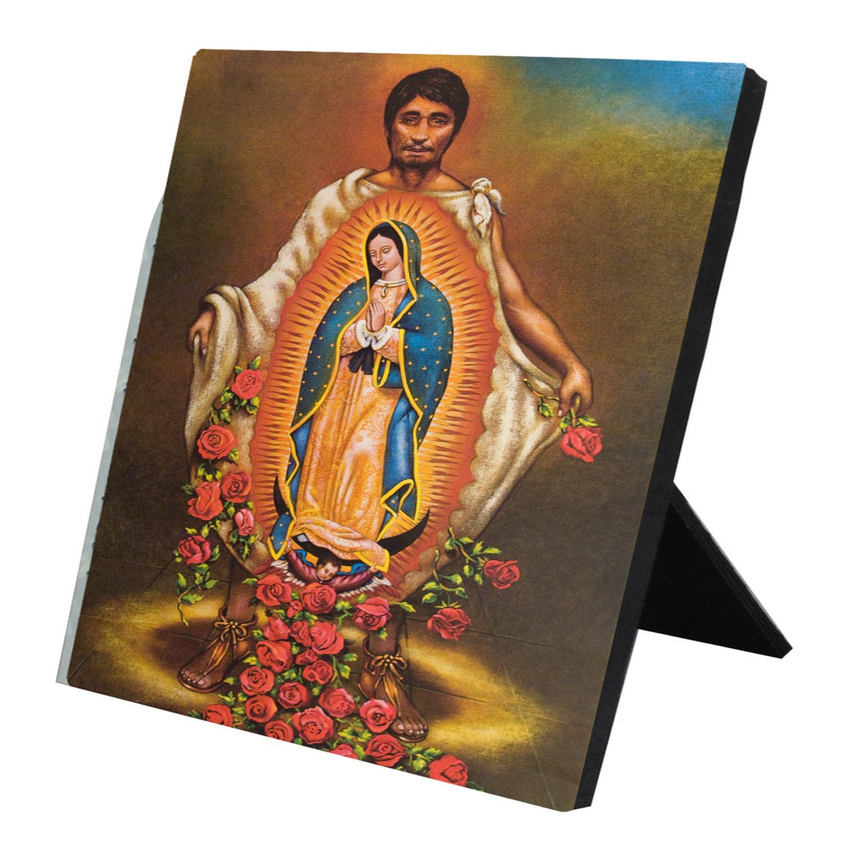 St. Juan Diego Vertical Desk Plaque