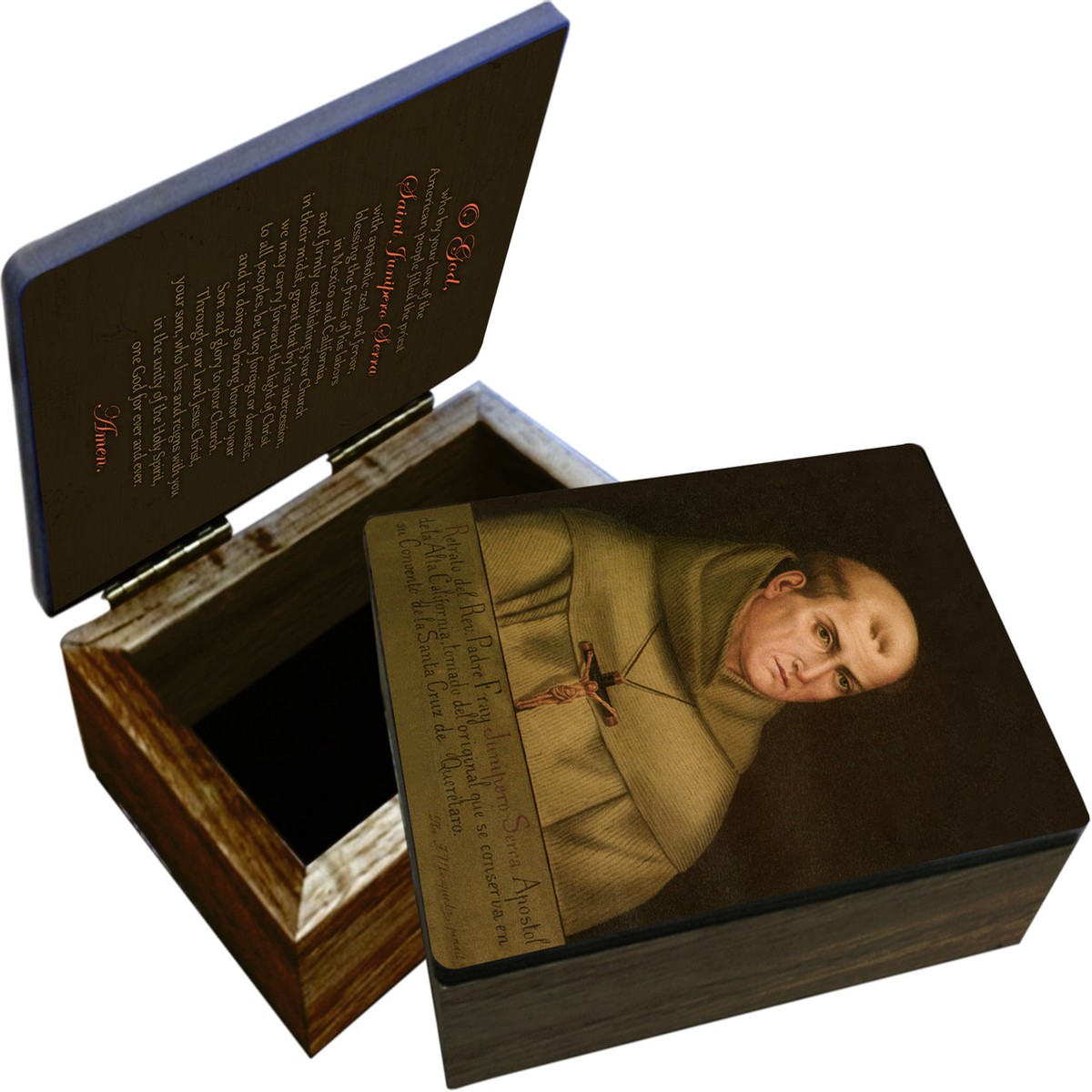 St. Junipero Serra Keepsake Box