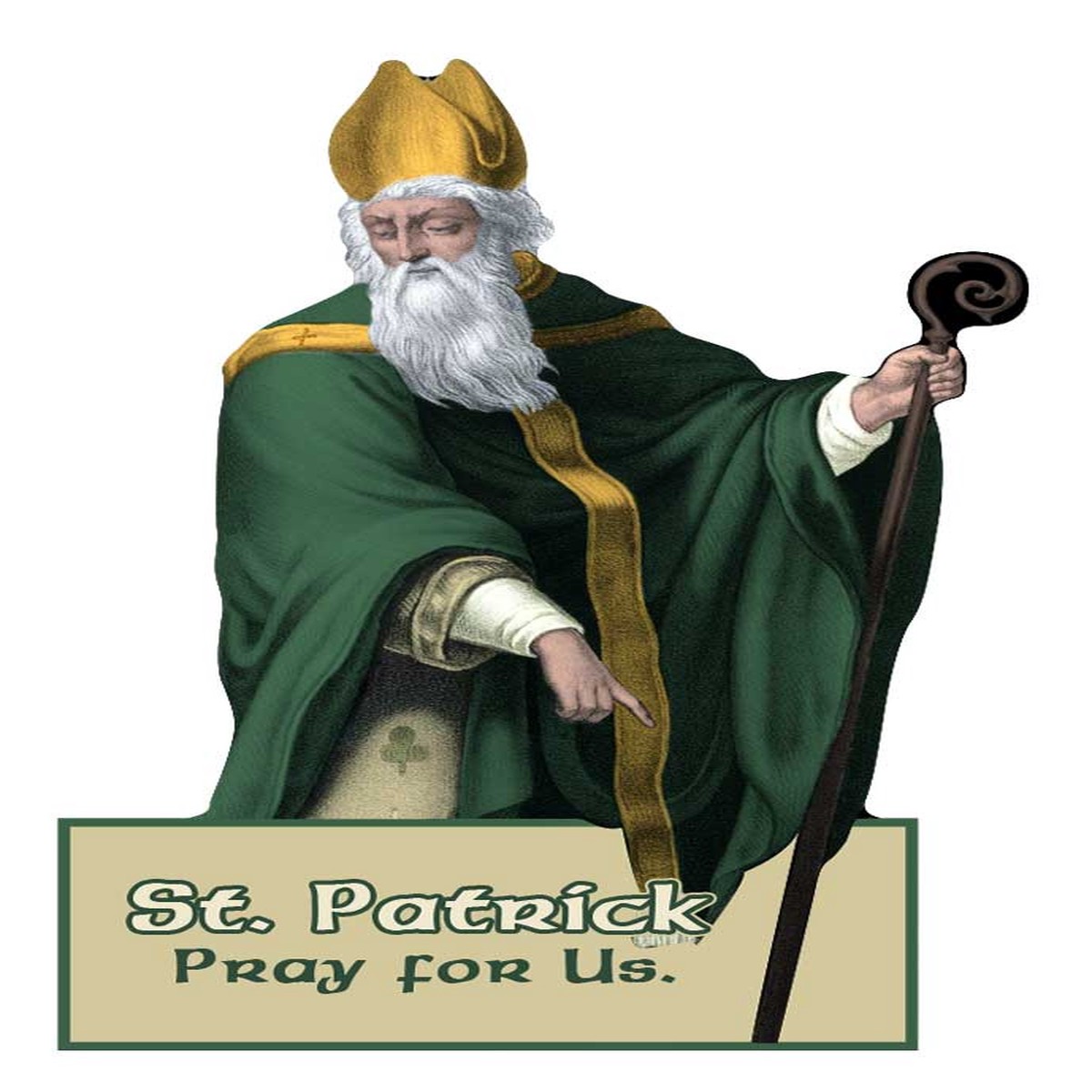 St. Patrick Visor Clip