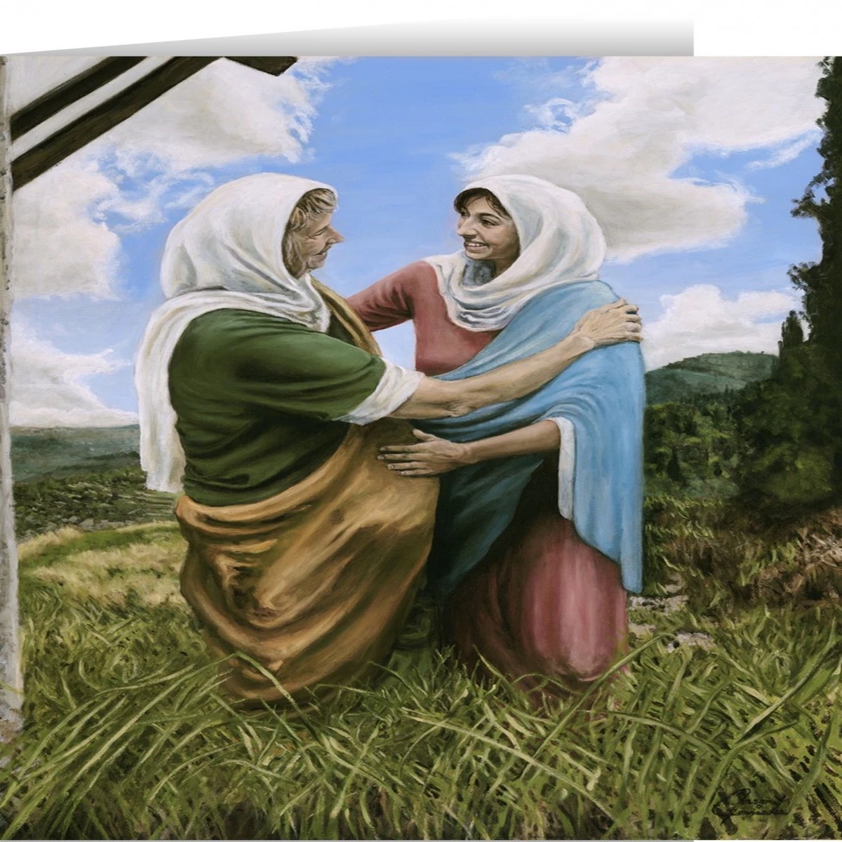 The Visitation Greeting Card