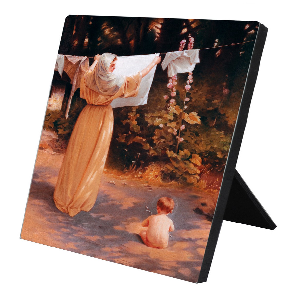 Polish Madonna Vertical Desk Plaque
