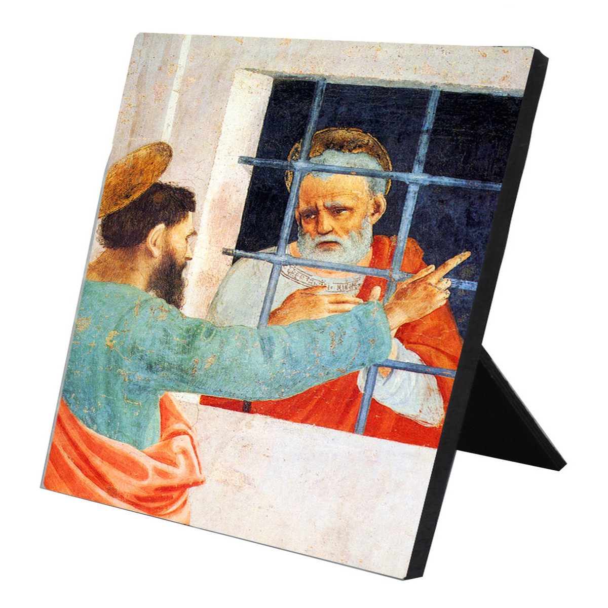 St. Paul Visits St. Peter Vertical Desk Plaque