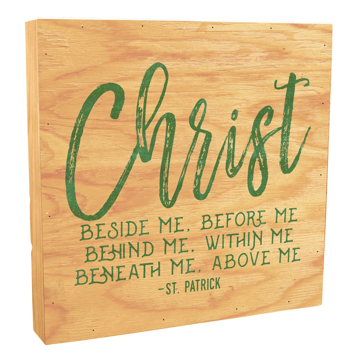 "Christ Before Me" Rustic Box Art