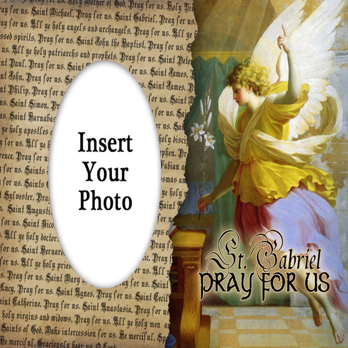 St. Gabriel Photo Frame