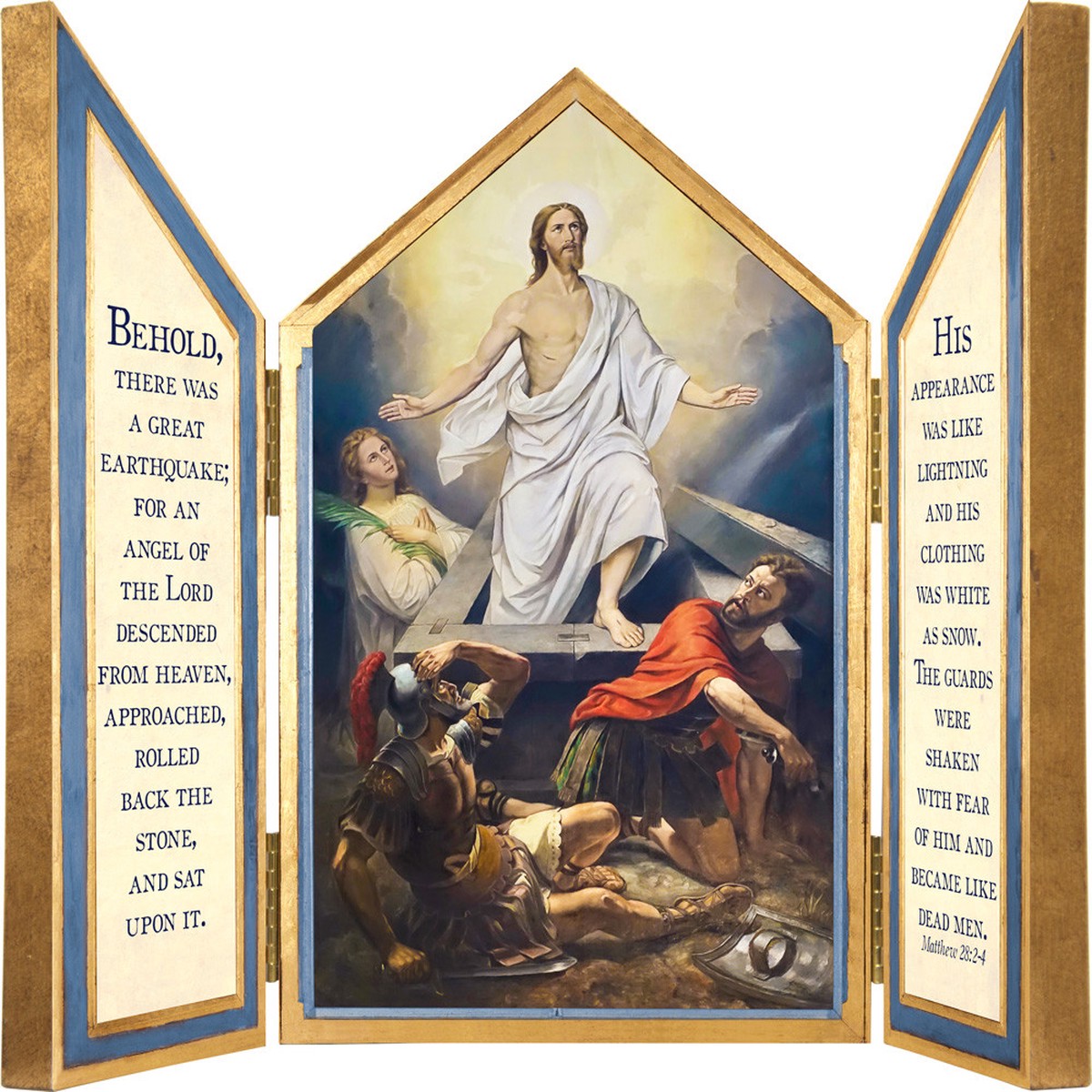 Resurrection Triptych Plaque