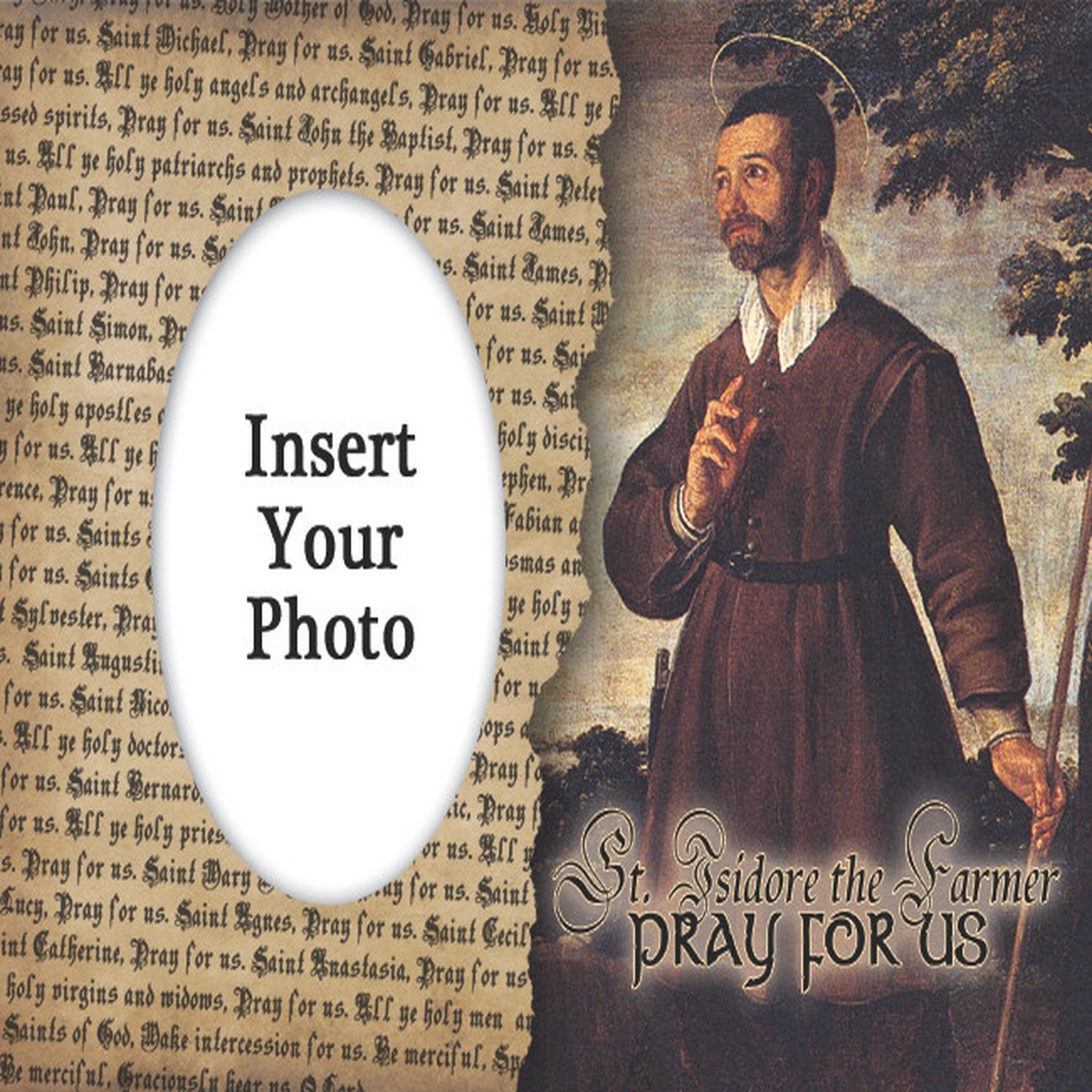 St. Isidore the Farmer Photo Frame