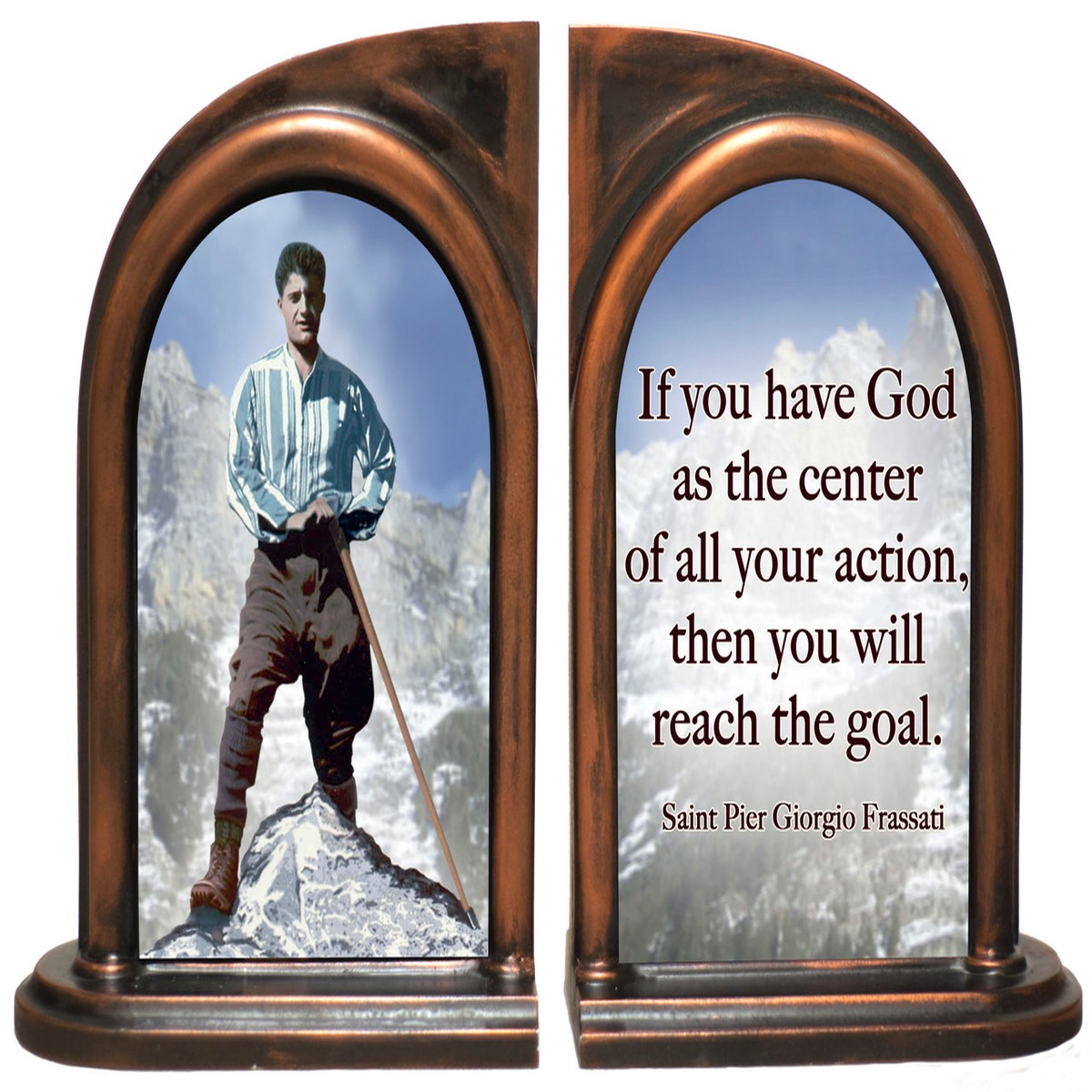St. Pier Giorgio Bookends