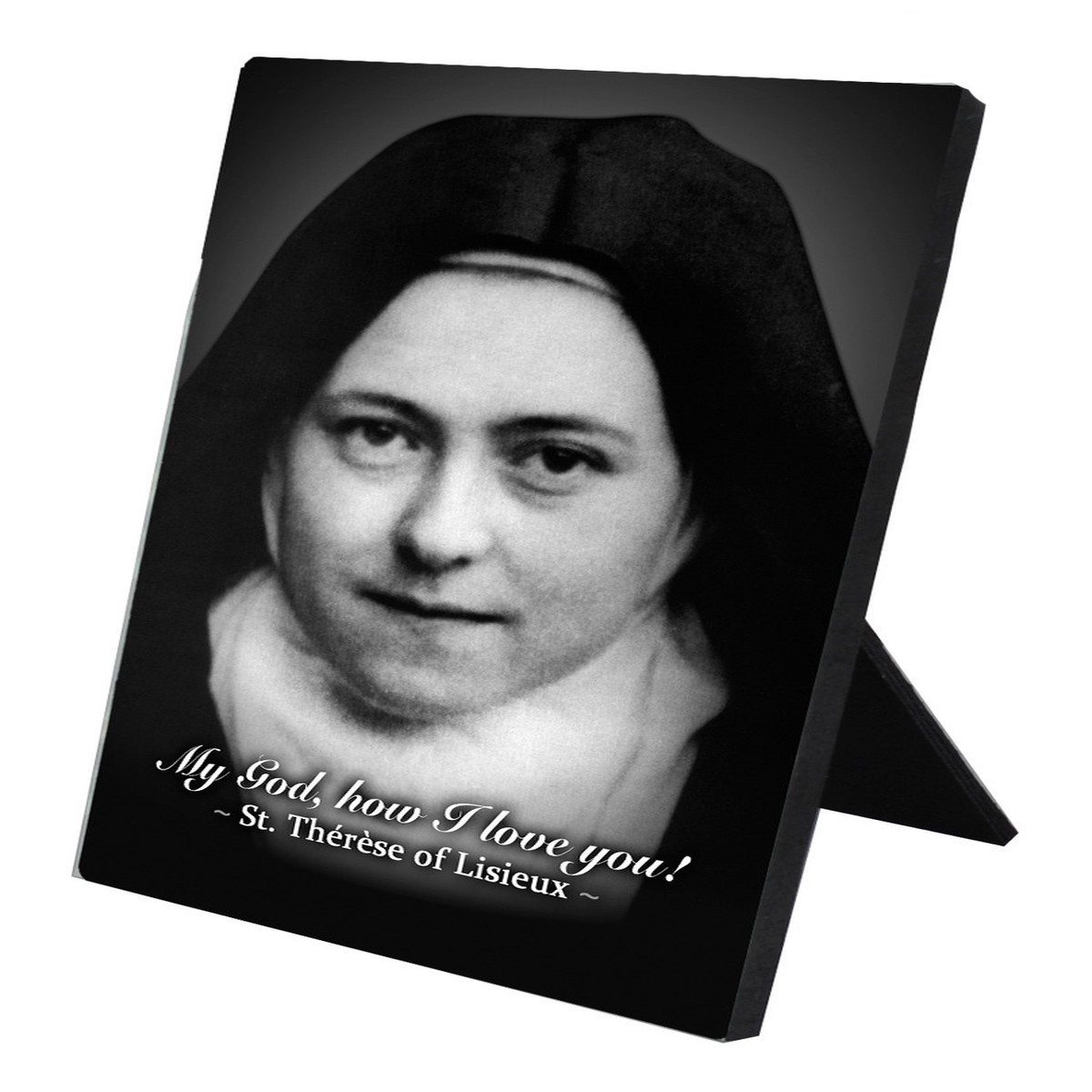 St. Therese (Nun) Vertical Desk Plaque