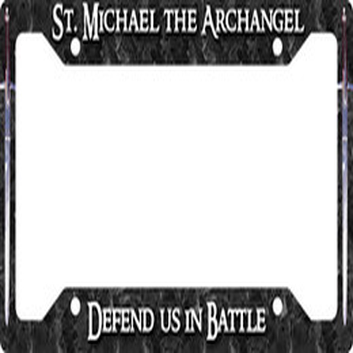 St. Michael Defend Us Plate Frame