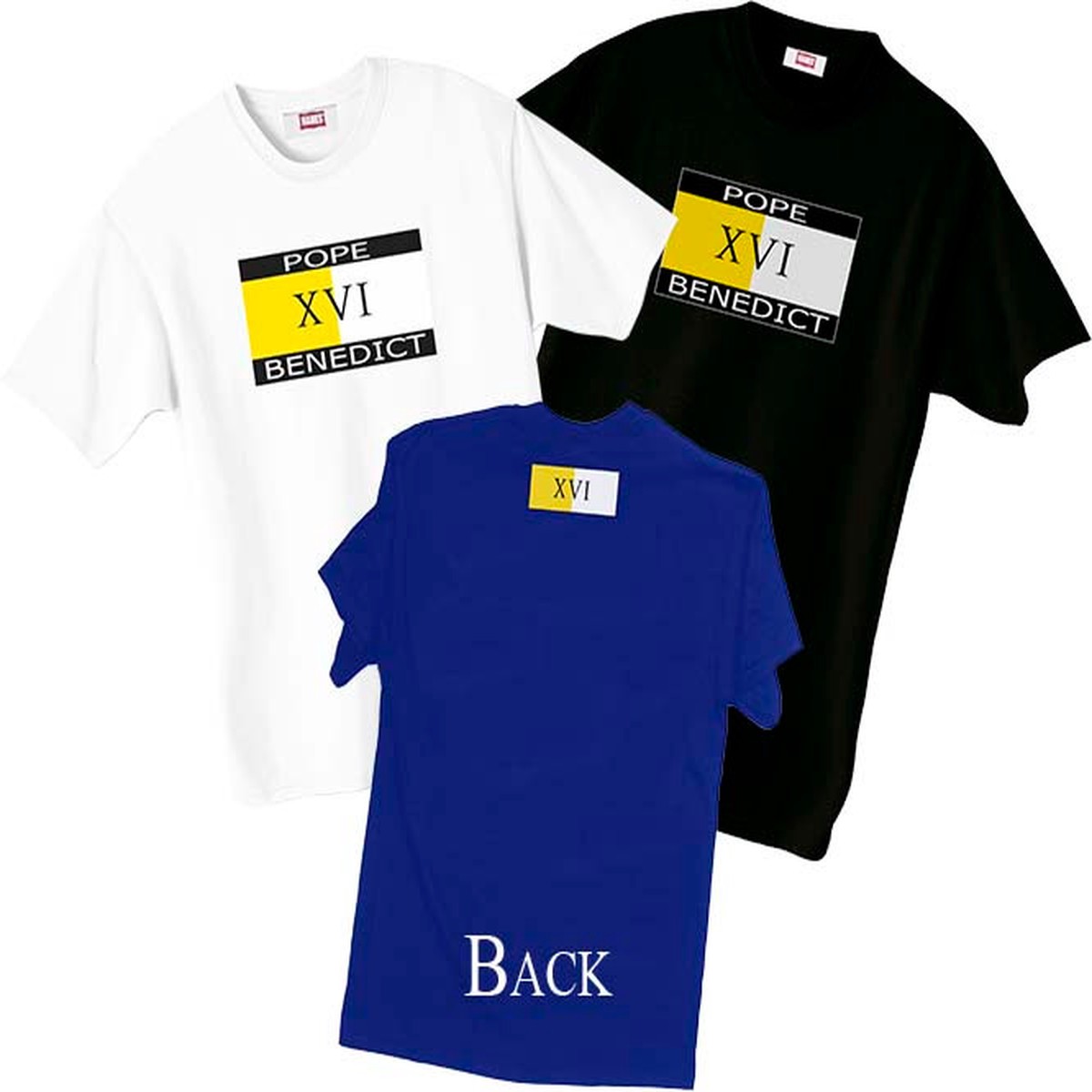 Pope Benedict XVI Flag T-shirt