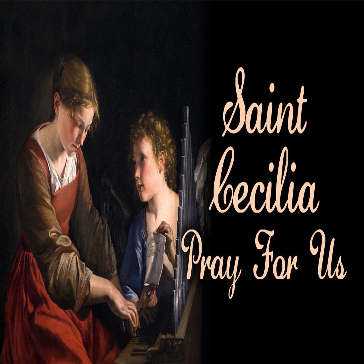 St. Cecilia Vinyl Bumper Sticker