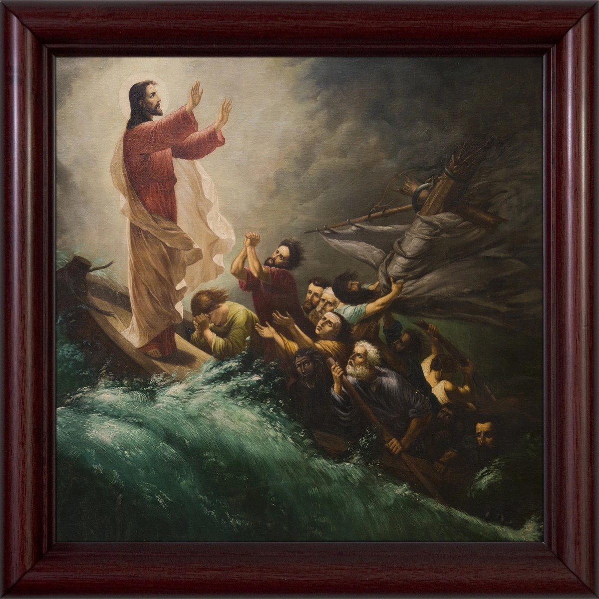 Calming the Storm Framed Art