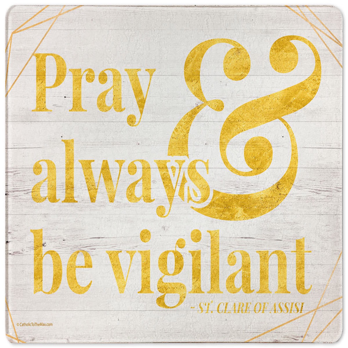 "Pray" Rectangular Glass Cutting Board