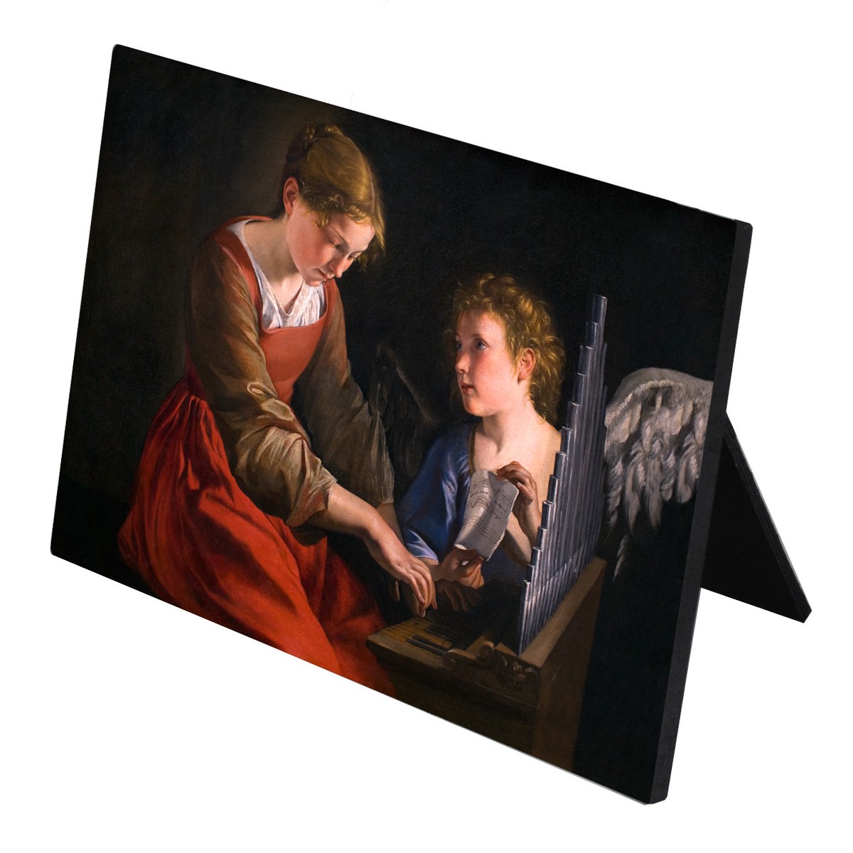 St. Cecilia Horizontal Desk Plaque