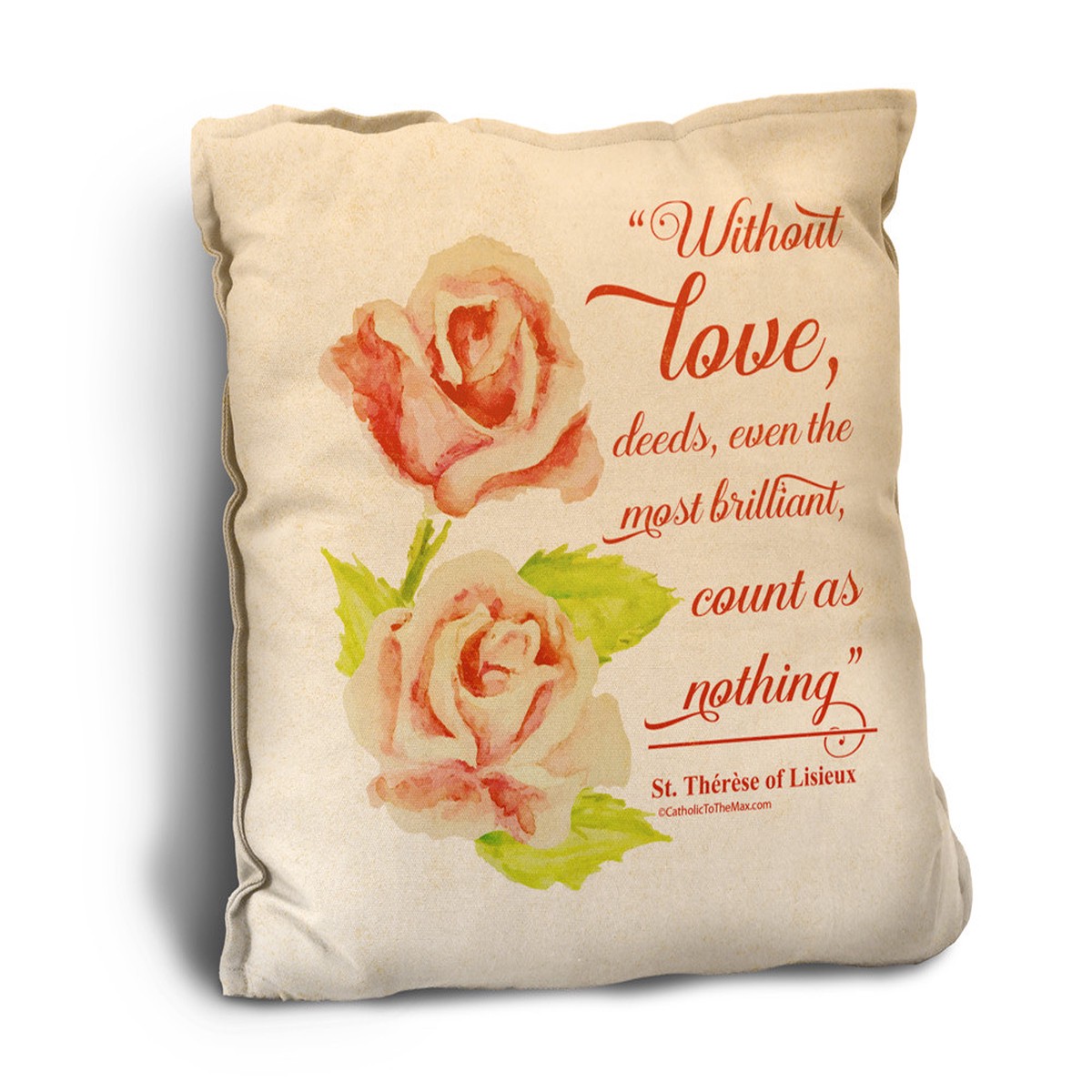 Without Love Rustic Pillow